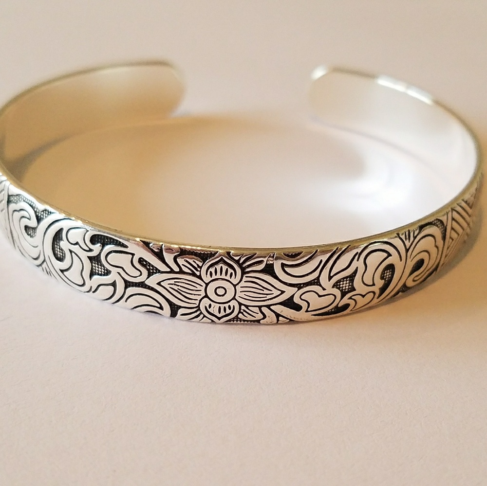 Lotus Flower Cuff bracelet